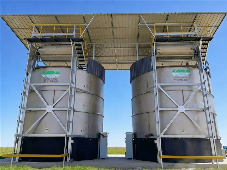 Multi-Functional Closed Fermentation Tank For Pig/Chicken/Cattle Manure | Automatic Fertilizer Making Machine factory